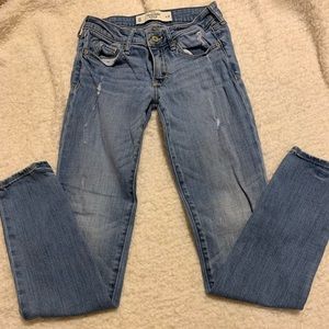 Light Wash A&F Skinnies